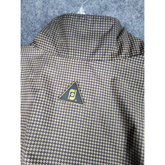 DryJoys‎ FootJoy Pullover Golf Windbreaker Houndstooth Lightweight Men Sz M - Picture 11 of 12